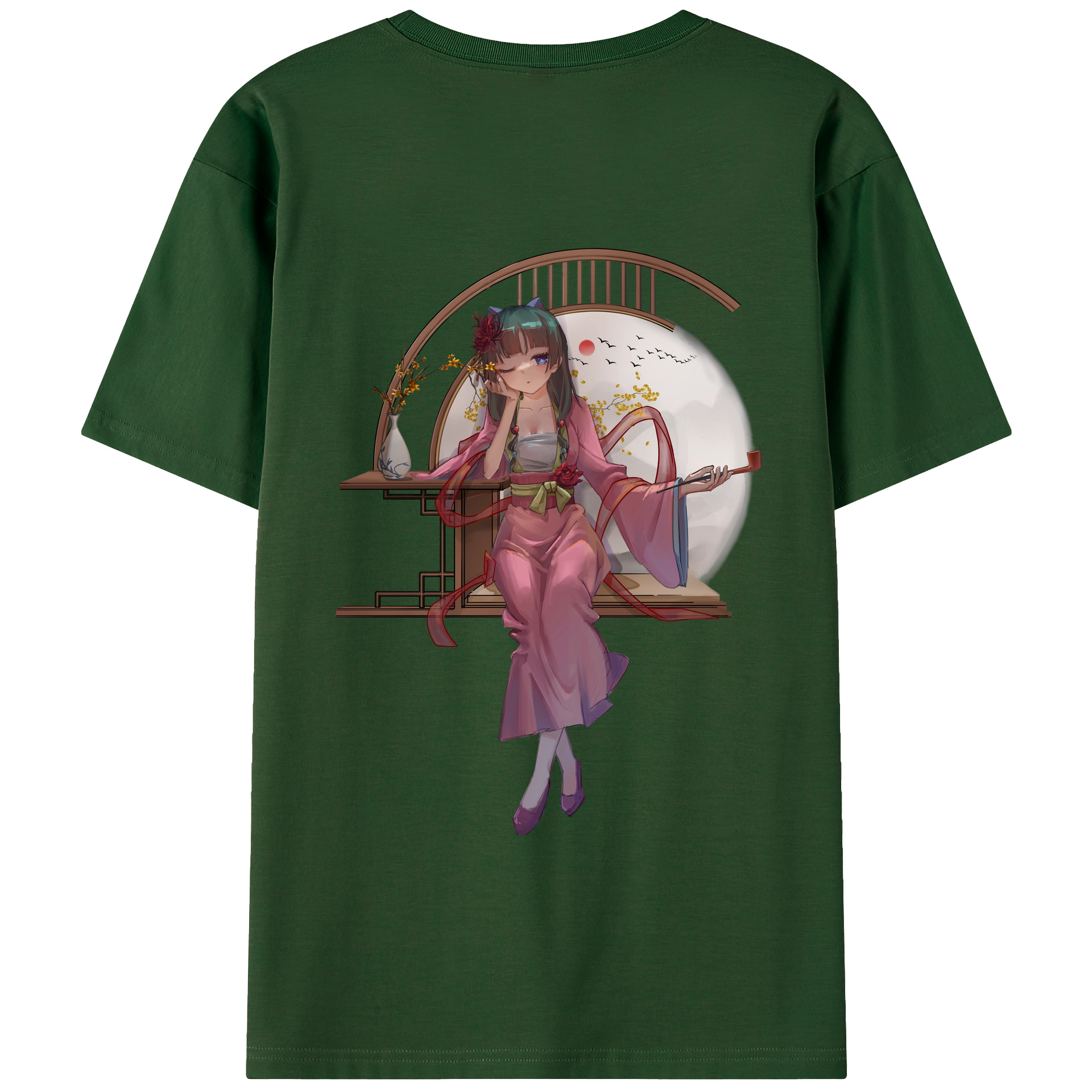 （画像用） 薬屋のひとりごと The Apothecary Diaries 綿100％半袖Tシャツ（背面プリント）